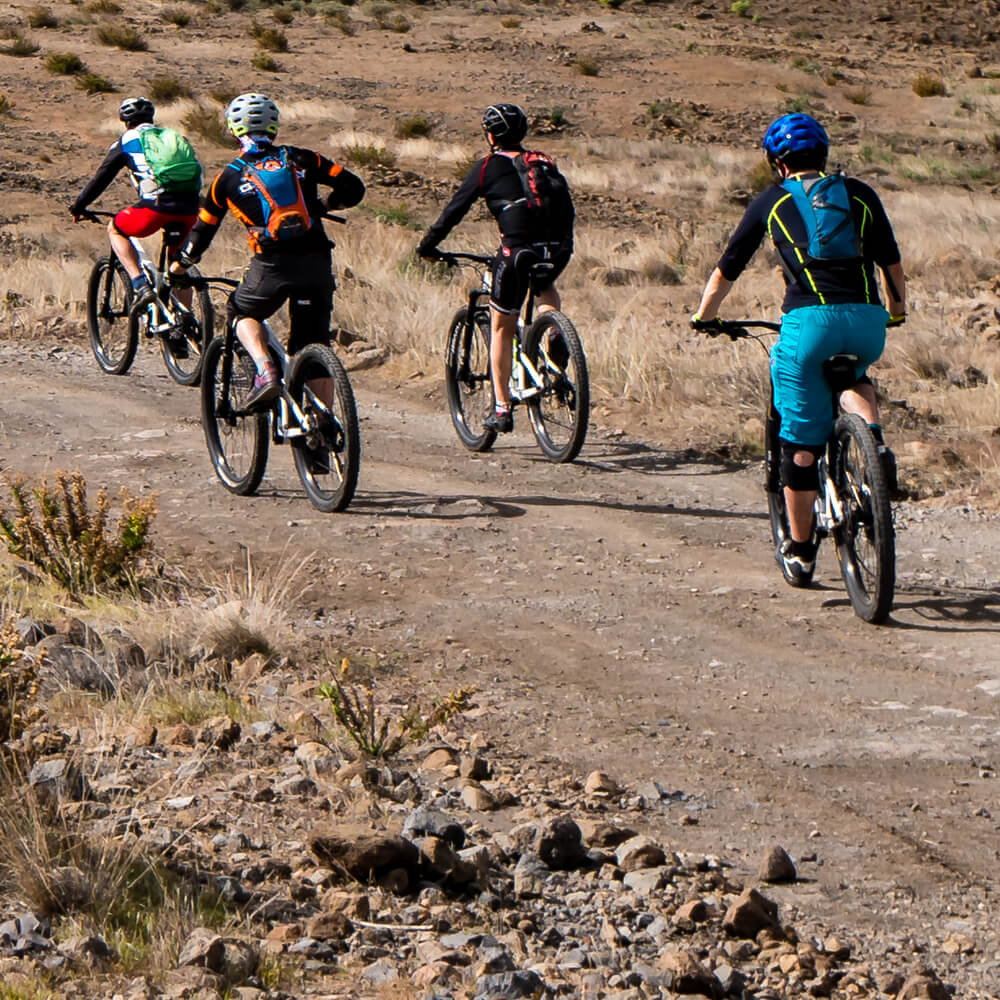 Eine Tour mit dem Fahrrad auf Fuerte